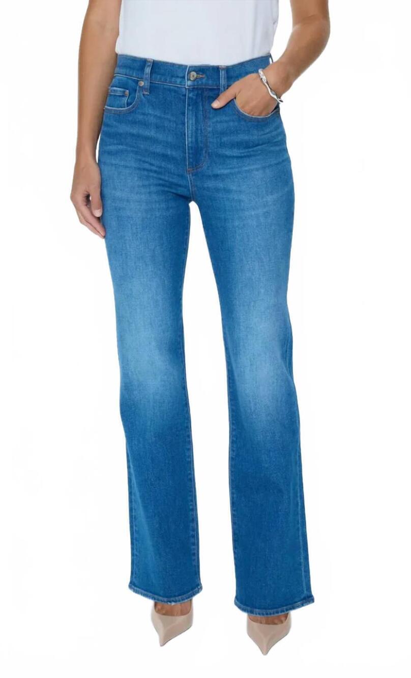 NEW PISTOLA evie highrise slim bootcut jeans in eternity